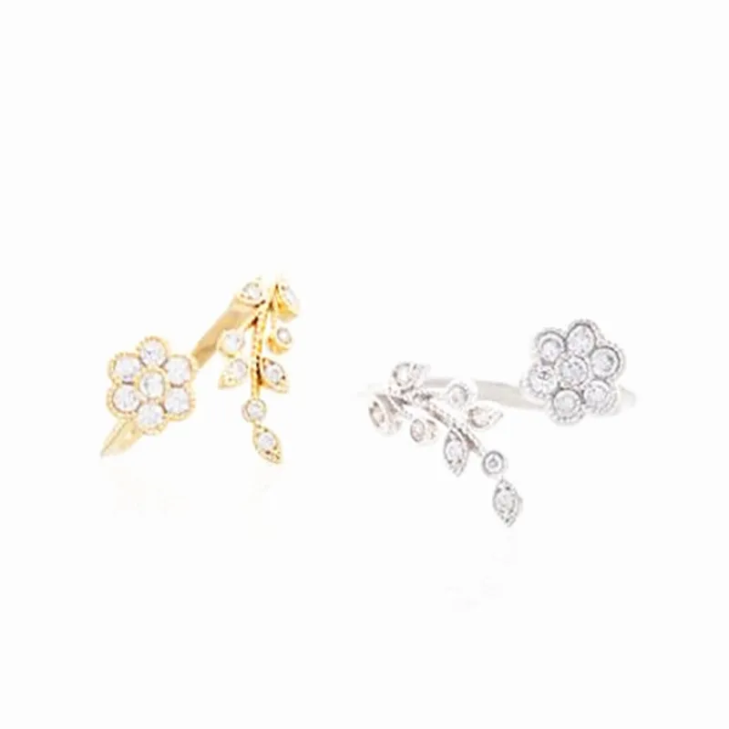 Delicate Vintage Inspired Flower Ring