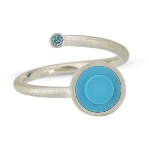 Diamond and Stud Wrap Ring