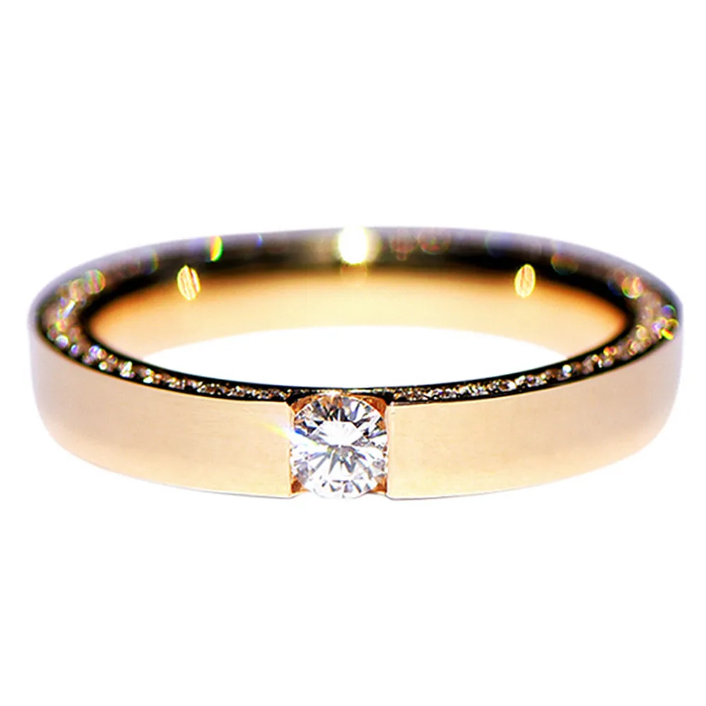 Diamonds Side Eternity Wedding Ring