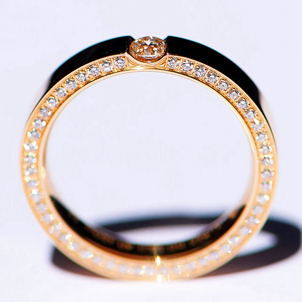 Diamonds Side Eternity Wedding Ring