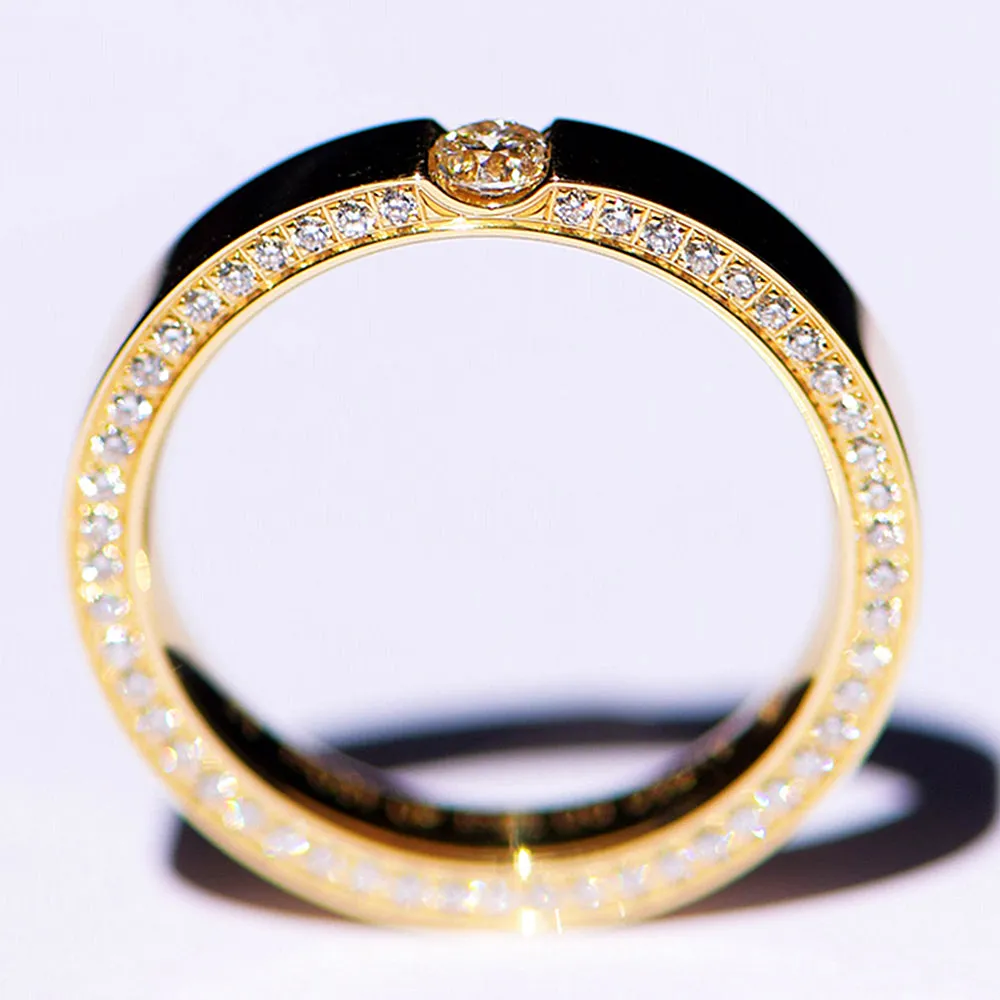 Diamonds Side Eternity Wedding Ring