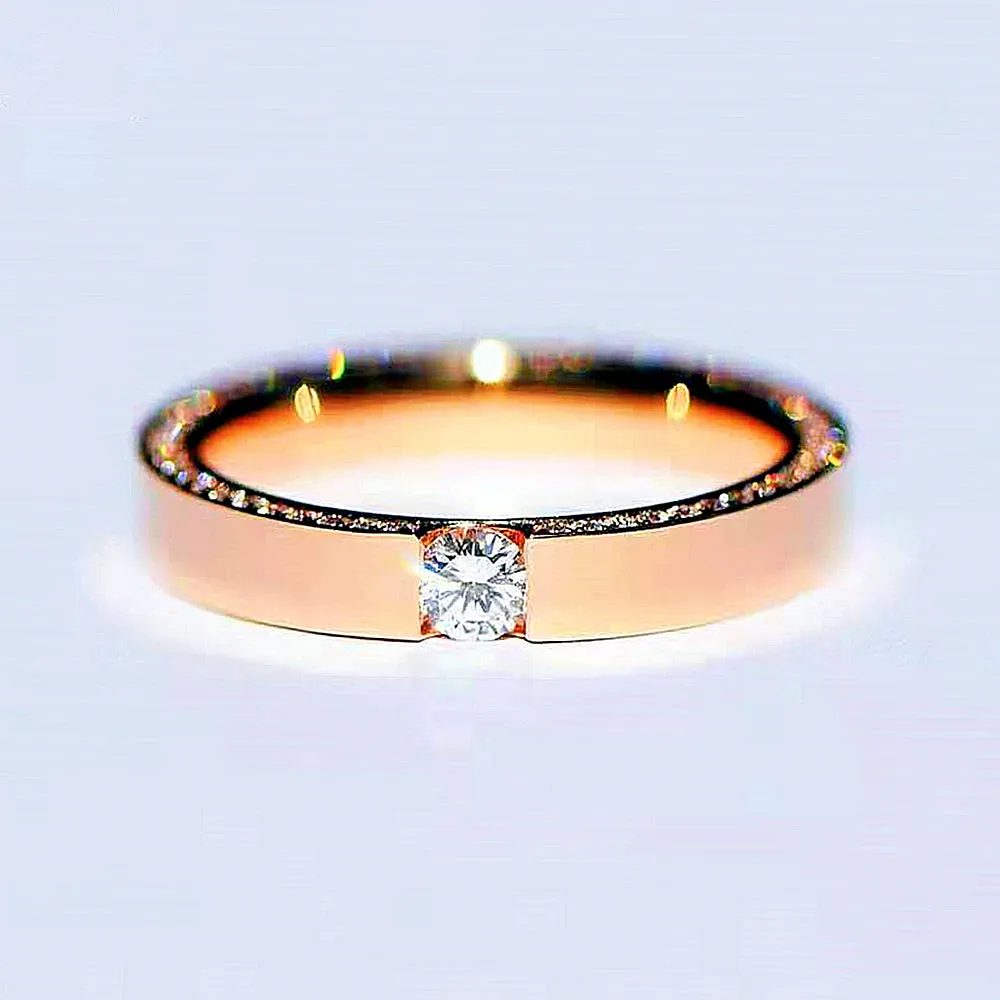 Diamonds Side Eternity Wedding Ring