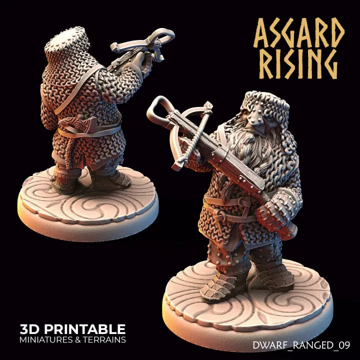 Dwarf Ranged: Dwarves in Chain Mail with Crossbows