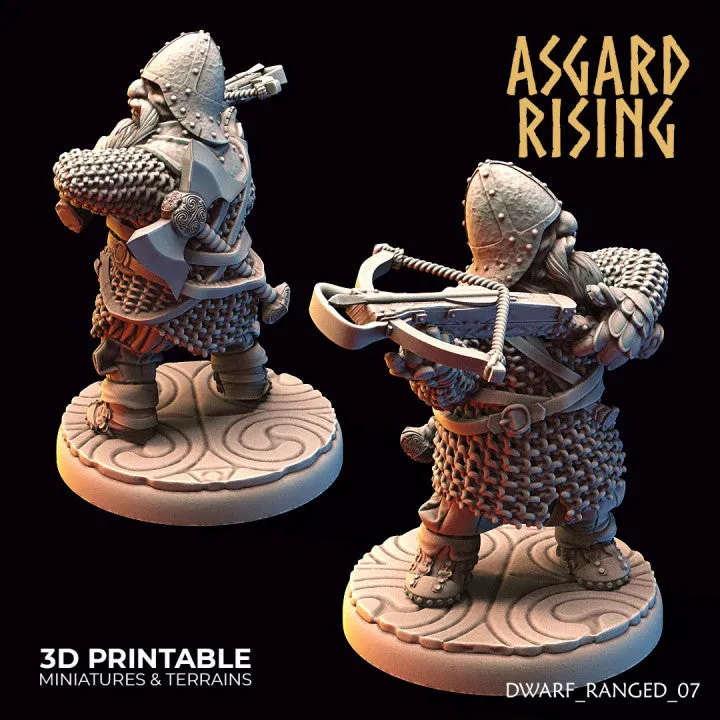 Dwarf Ranged: Dwarves in Chain Mail with Crossbows