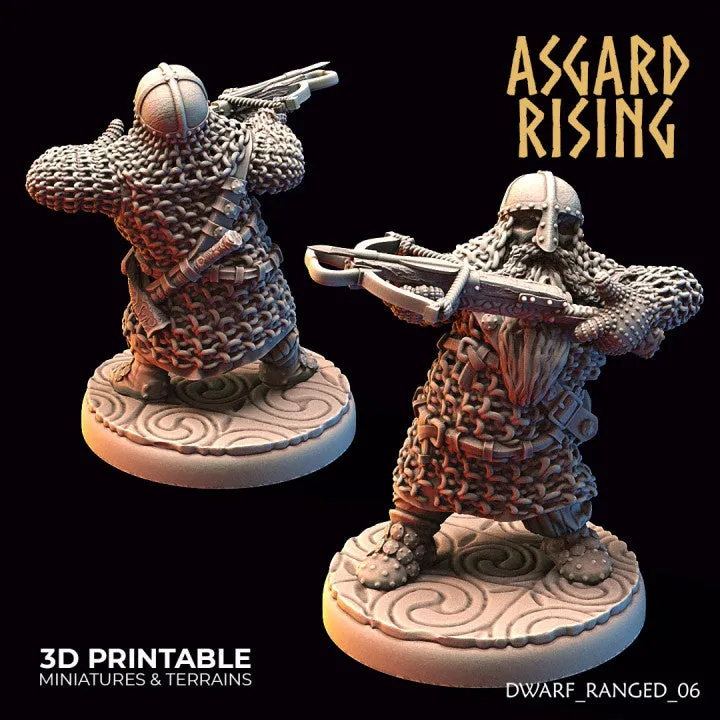Dwarf Ranged: Dwarves in Chain Mail with Crossbows