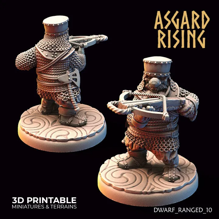 Dwarf Ranged: Dwarves in Chain Mail with Crossbows