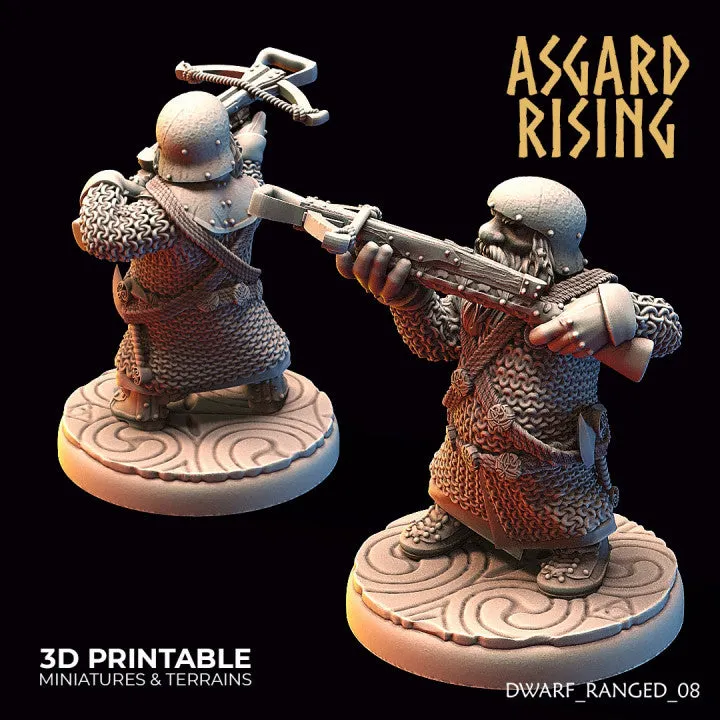 Dwarf Ranged: Dwarves in Chain Mail with Crossbows