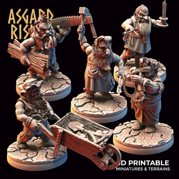 Dwarven Townsfolk - Artisans