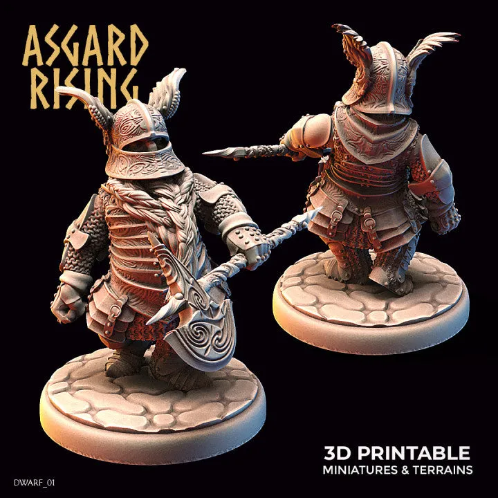 Dwarves in full Plate Armour