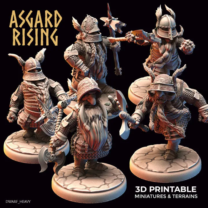 Dwarves in full Plate Armour