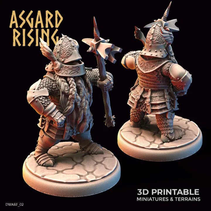 Dwarves in full Plate Armour