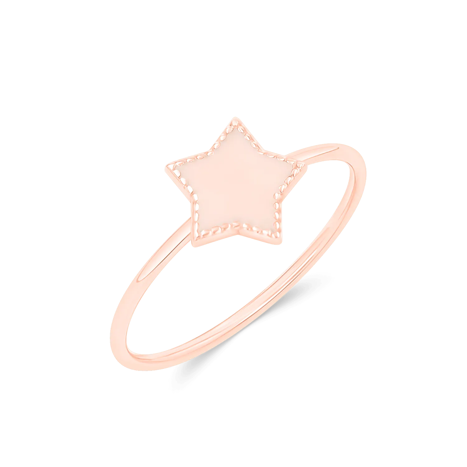 Enamel Star Ring