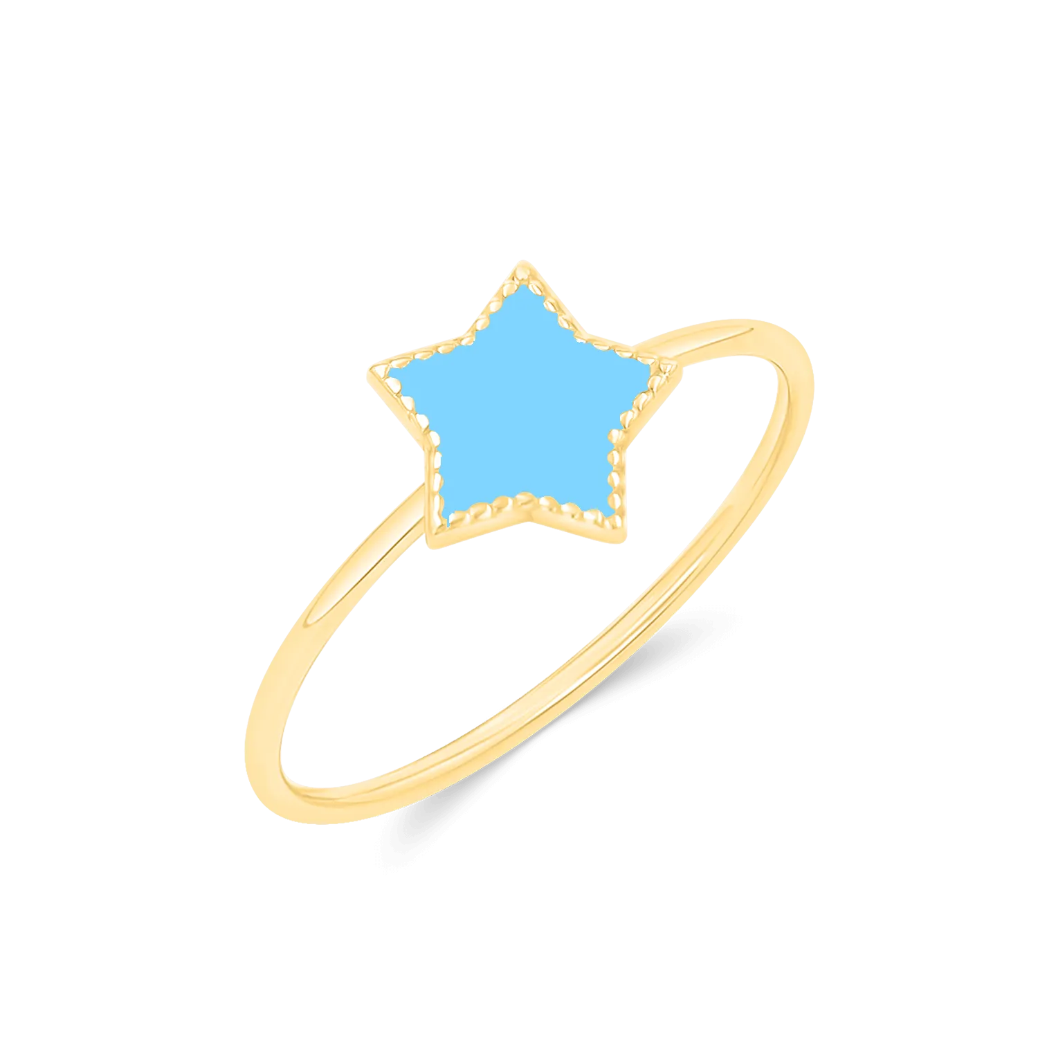 Enamel Star Ring