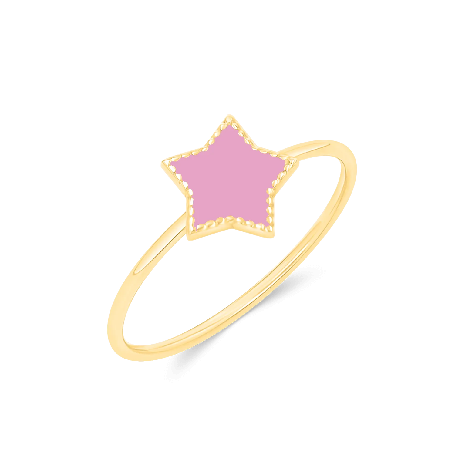 Enamel Star Ring
