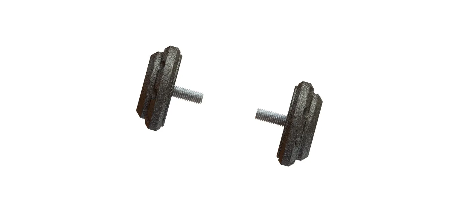 Evotech Bar End Weights for OE handlebar end mirrors - Triumph Trident 660 Triple Tribute Edition (2024 )