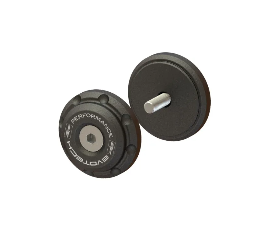 Evotech Bar End Weights for OE handlebar end mirrors - Triumph Trident 660 Triple Tribute Edition (2024 )