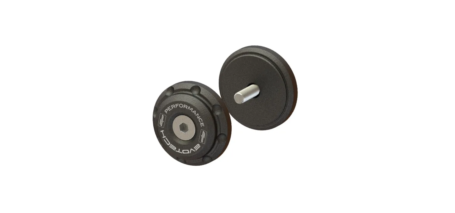 Evotech Bar End Weights for OE handlebar end mirrors - Triumph Trident 660 Triple Tribute Edition (2024 )