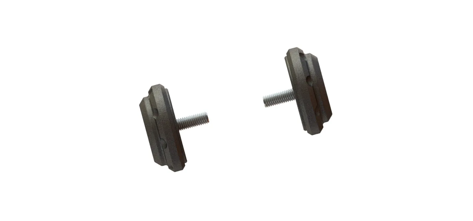 Evotech Bar End Weights for OE handlebar end mirrors - Triumph Trident 660 Triple Tribute Edition (2024 )
