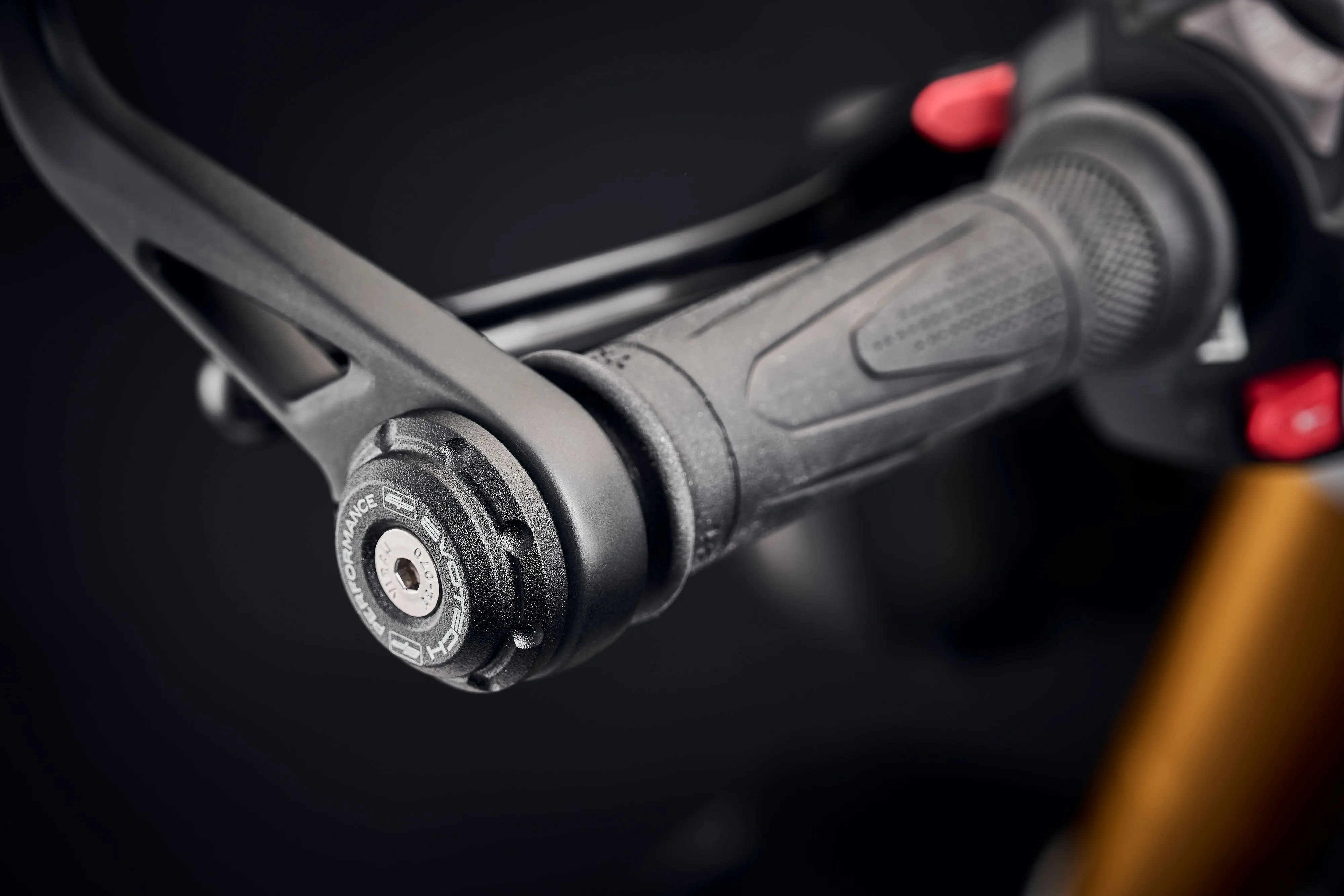 Evotech Bar End Weights for OE handlebar end mirrors - Triumph Trident 660 Triple Tribute Edition (2024 )