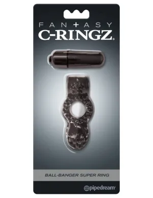 Fantasy C-Ringz Ball-Banger Super Ring Black