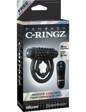 Fantasy C-Ringz Remote Control Performance Pro - Black