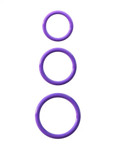 Fantasy C-Ringz Silicone 3 Piece Stamina Set - Purple