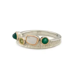 Fantasy Cocktail Ring in White Rhodium   Rose Gold - 1 Left
