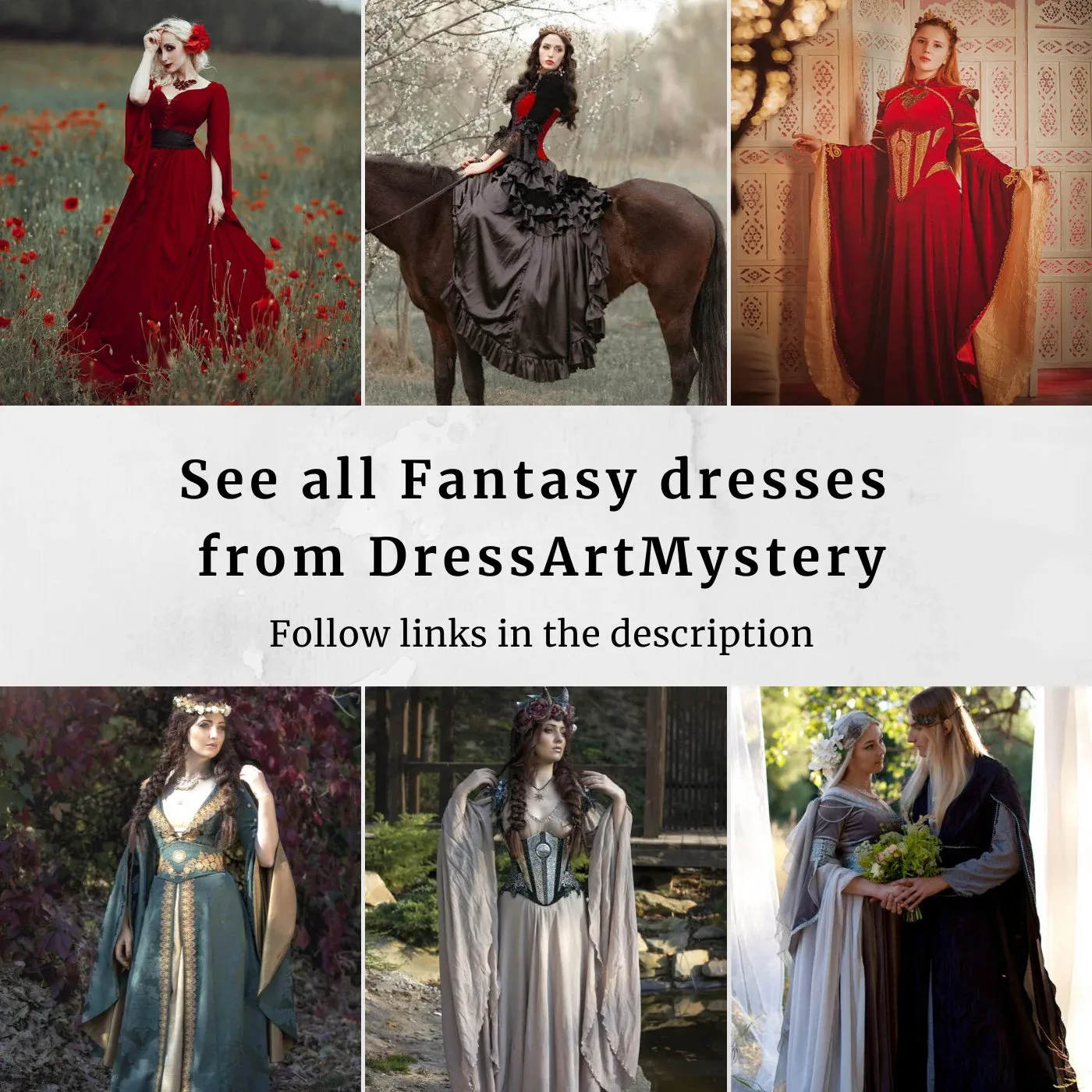 Fantasy medieval fairy elven dress