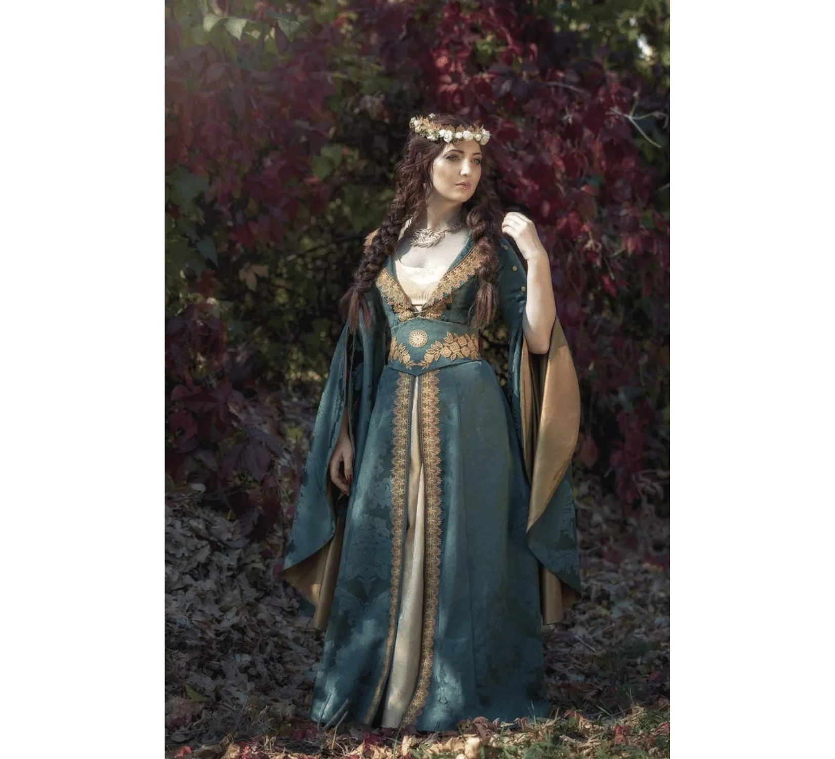 Fantasy medieval fairy elven dress