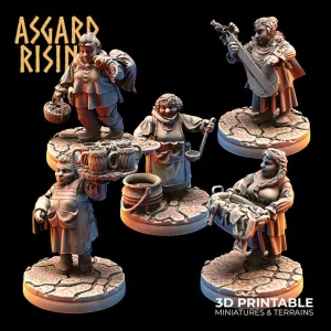 Female Dwarven Townsfolk