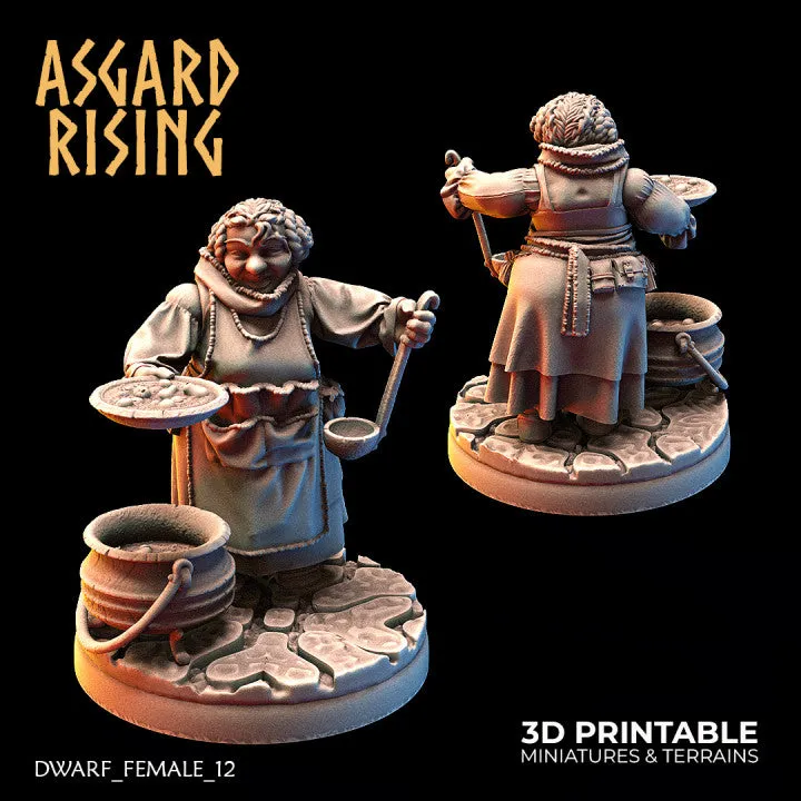 Female Dwarven Townsfolk