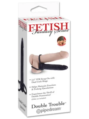 Fetish Fantasy - Double Trouble Strap-on With Dual Rings