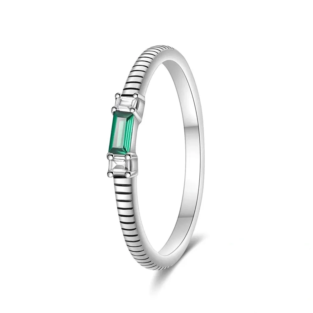 Fine Rainbow Gem Band Ring