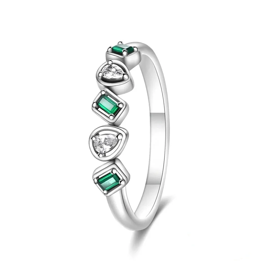 Fine Rainbow Gem Band Ring
