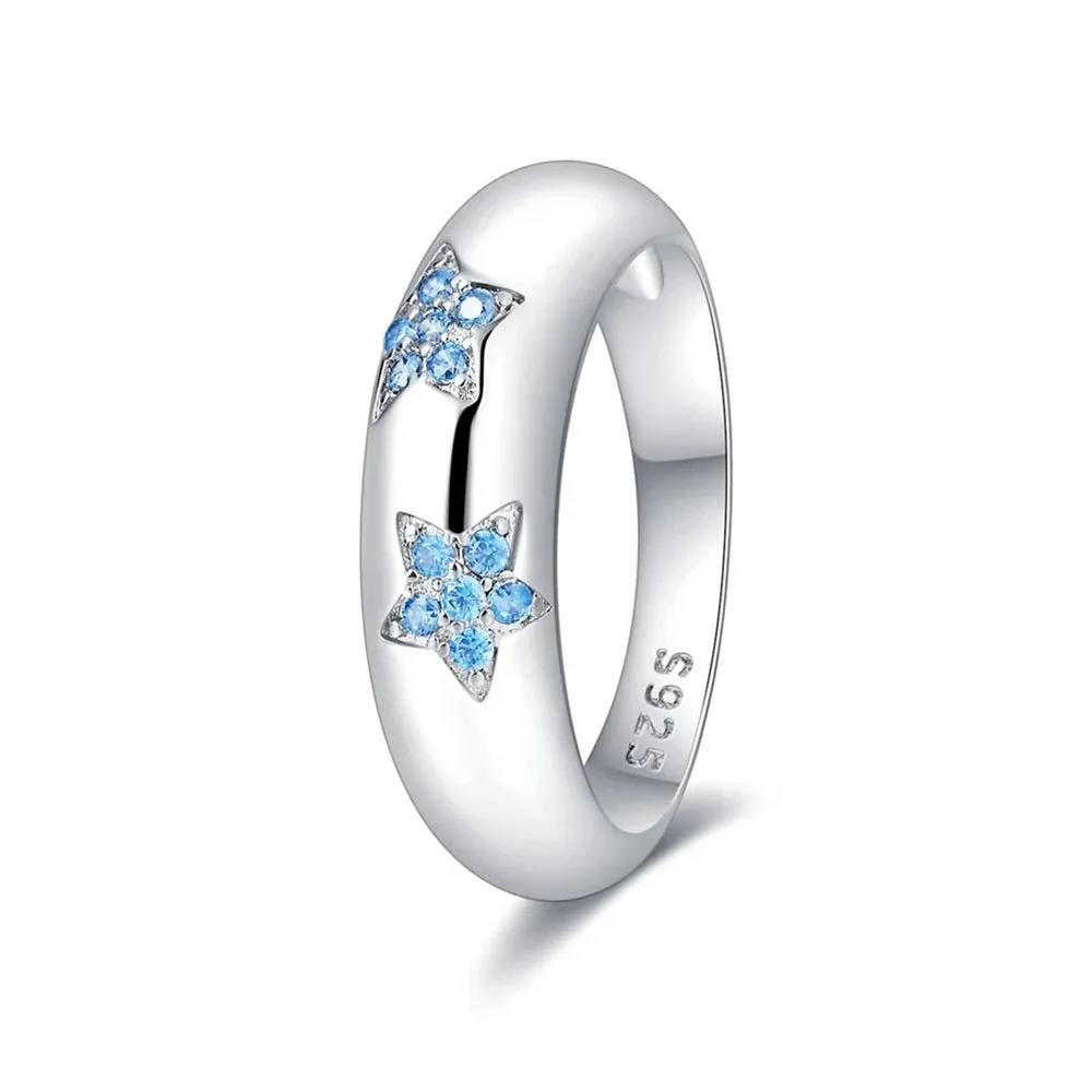 Fine Rainbow Gem Band Ring
