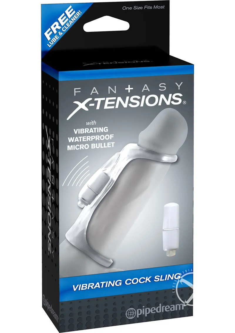 Fx Vibrating Cock Sling Clear