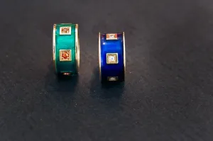 Gold and Enamel Rings