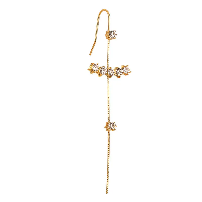 Gold Plated stone Earcuff