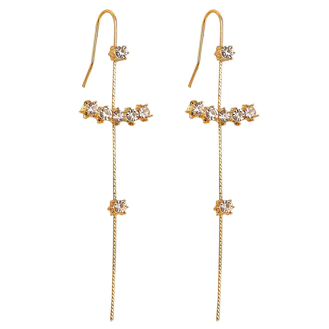 Gold Plated stone Earcuff
