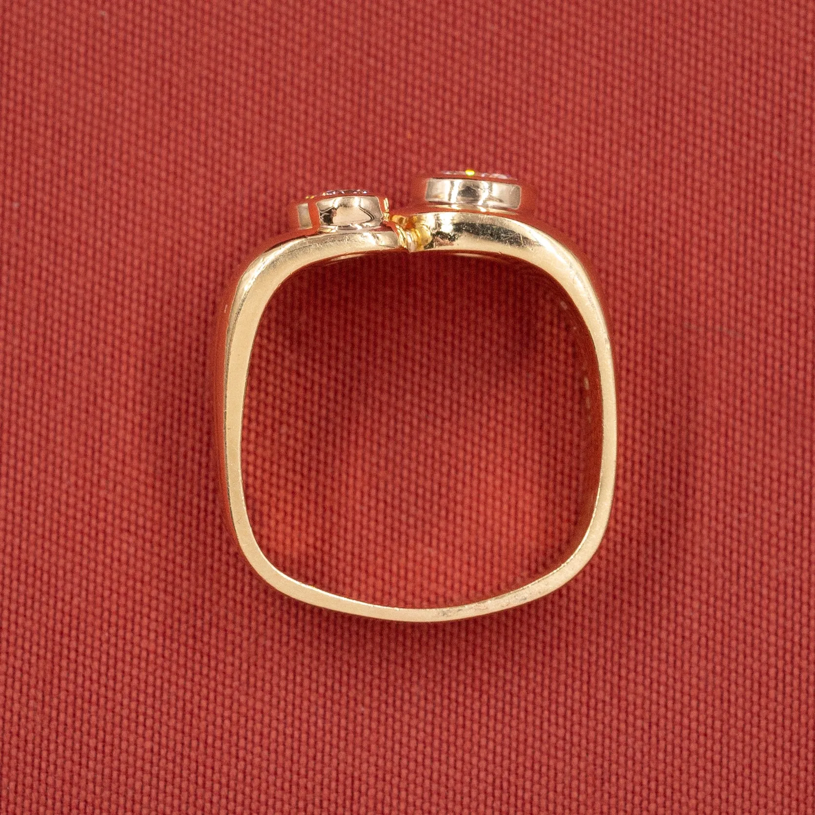 Handmade Diamond Ring c. 1980s