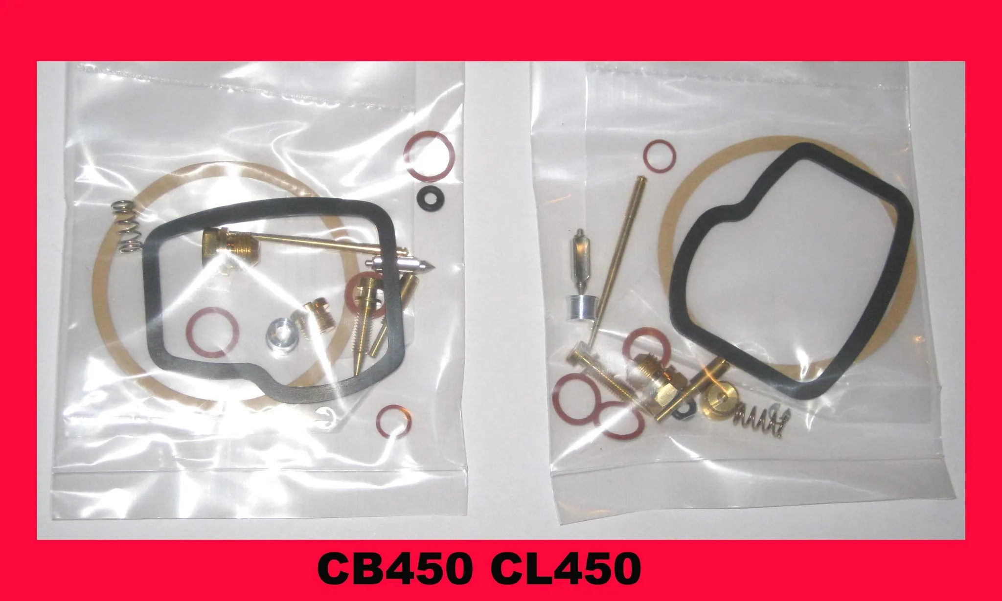Honda CB450 CL450 Carburetor Carb Rebuild Kit x 2 sets! 1968 1969 1970 1971