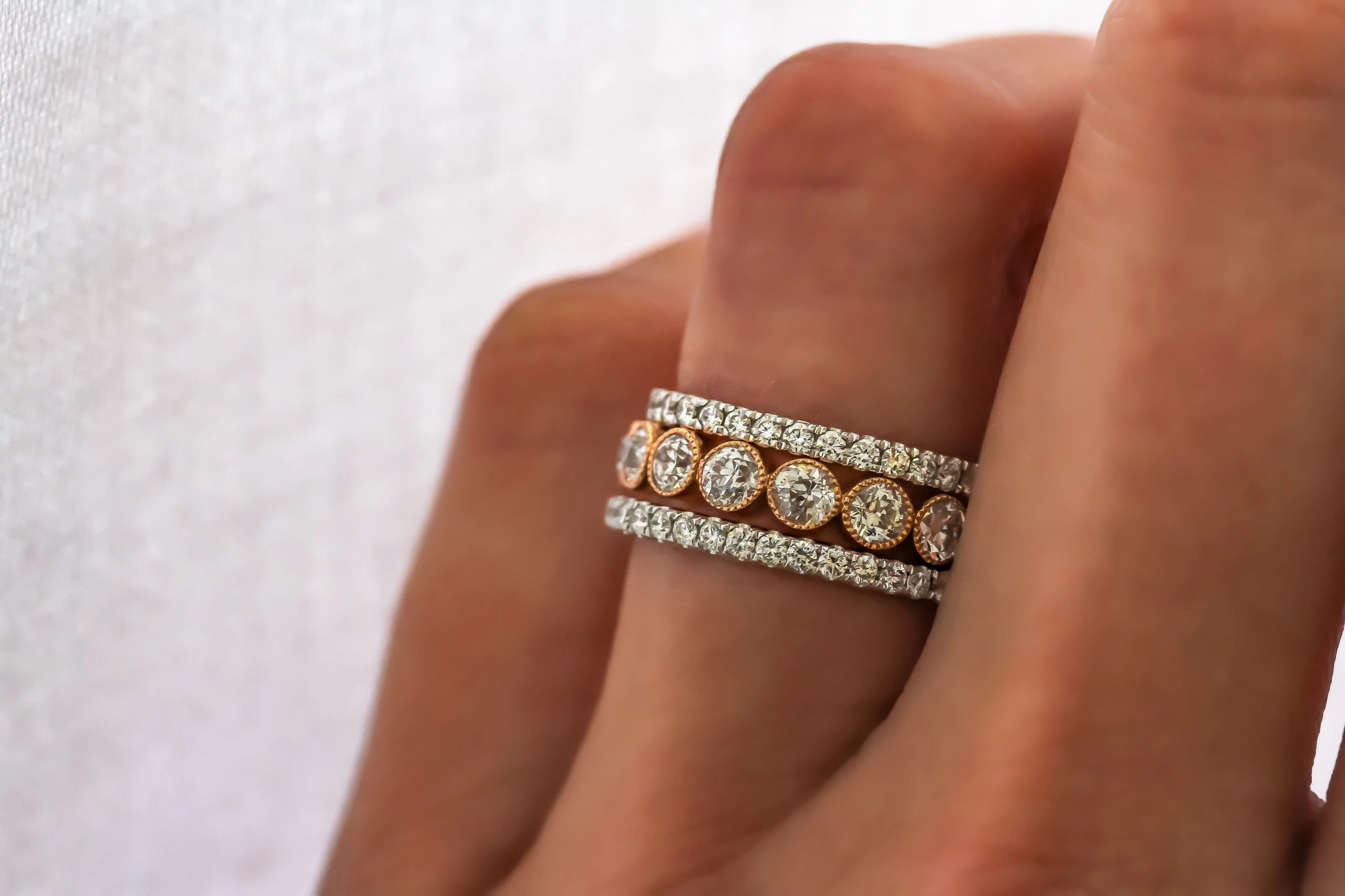 'India St.' Ring Stack