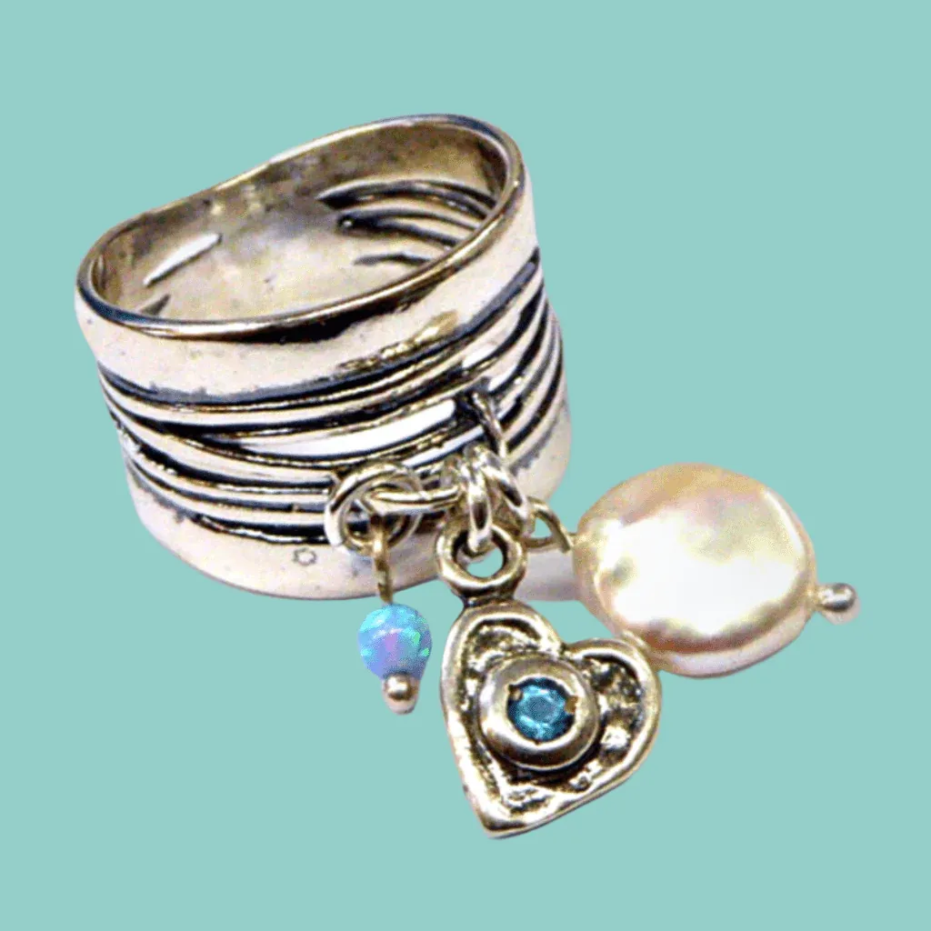 Israel Rings for women with charms
