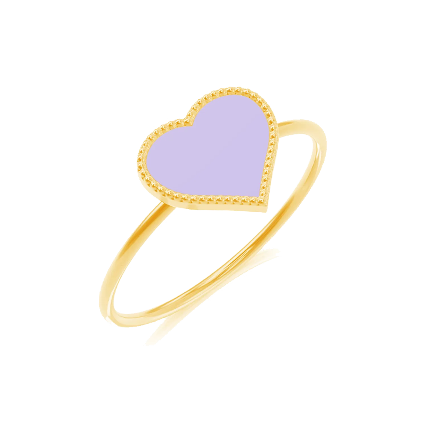 Kids Enamel Heart Ring