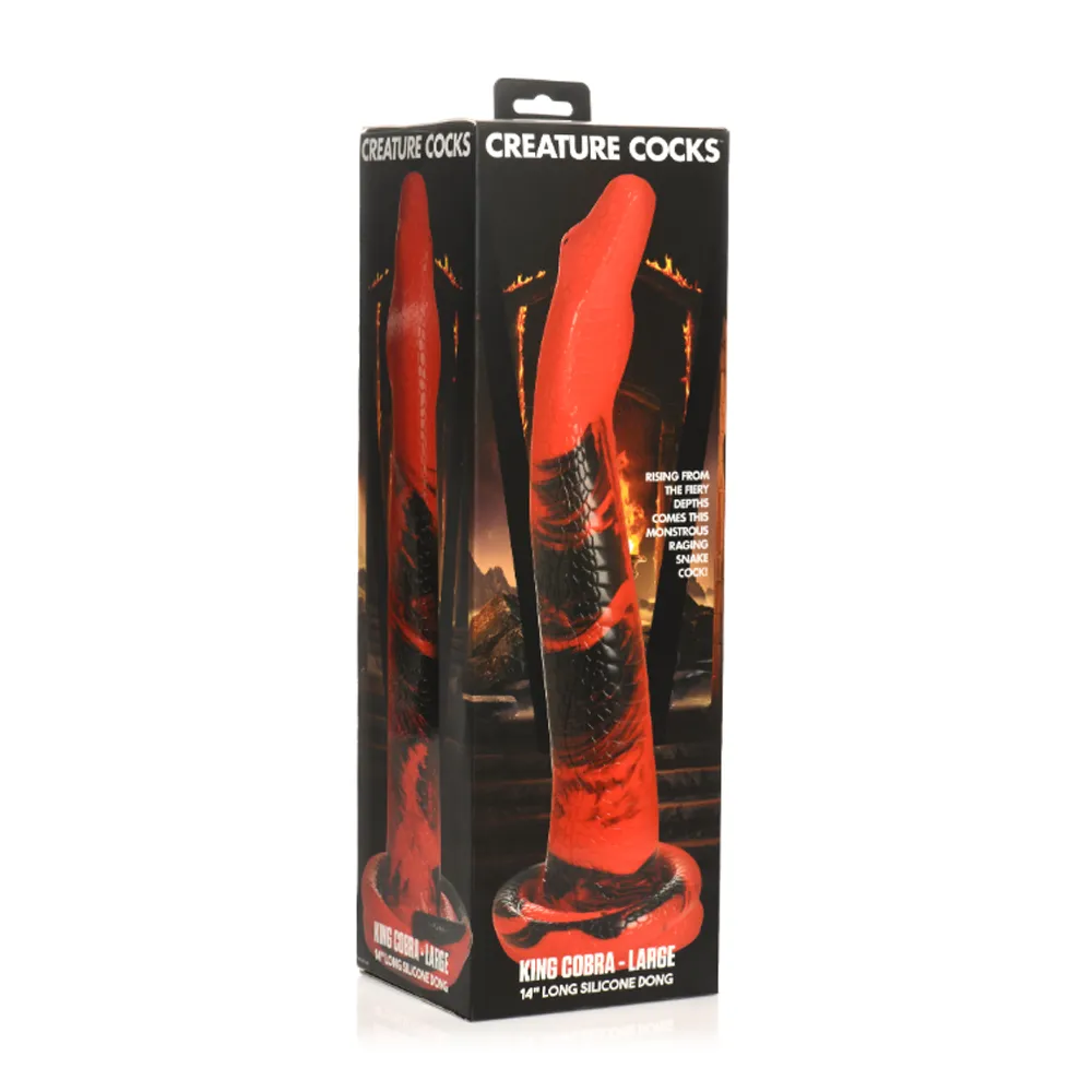 King Cobra - Large 14" Silicone Dong