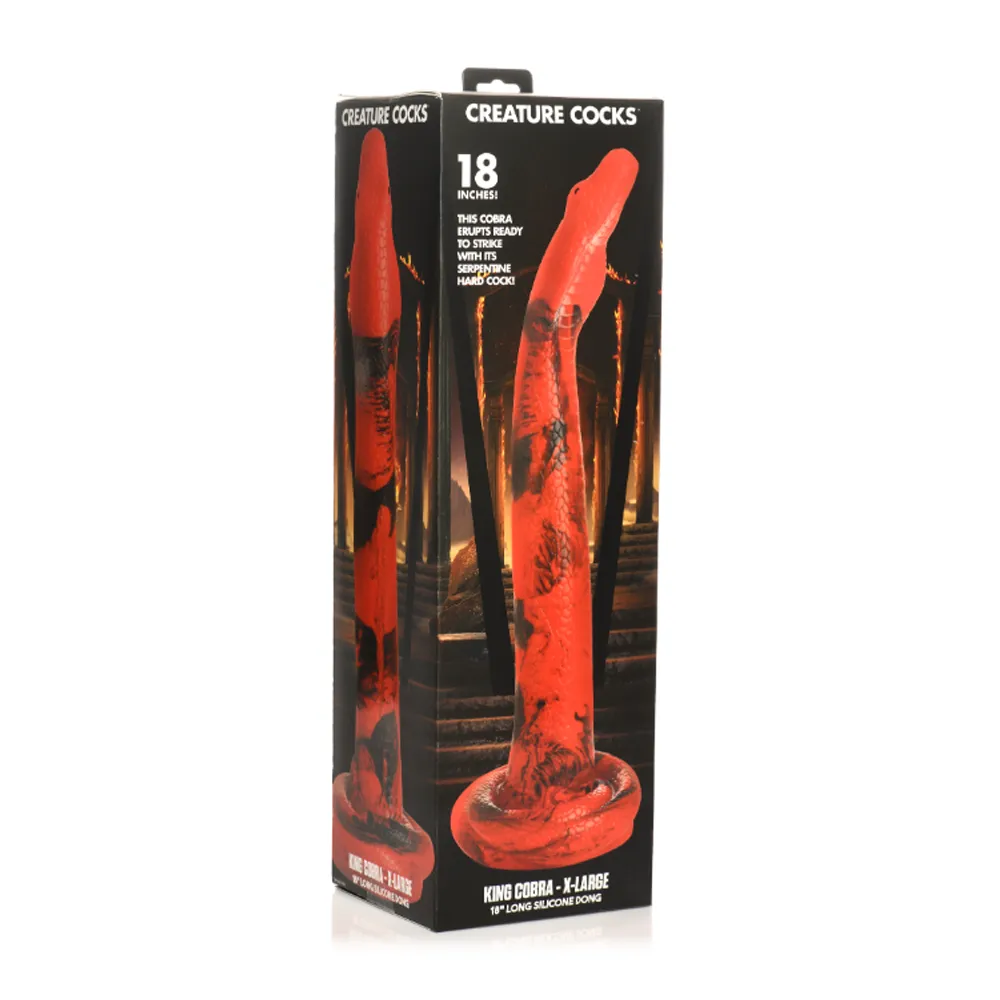 King Cobra - X-Large 18" Silicone Dong