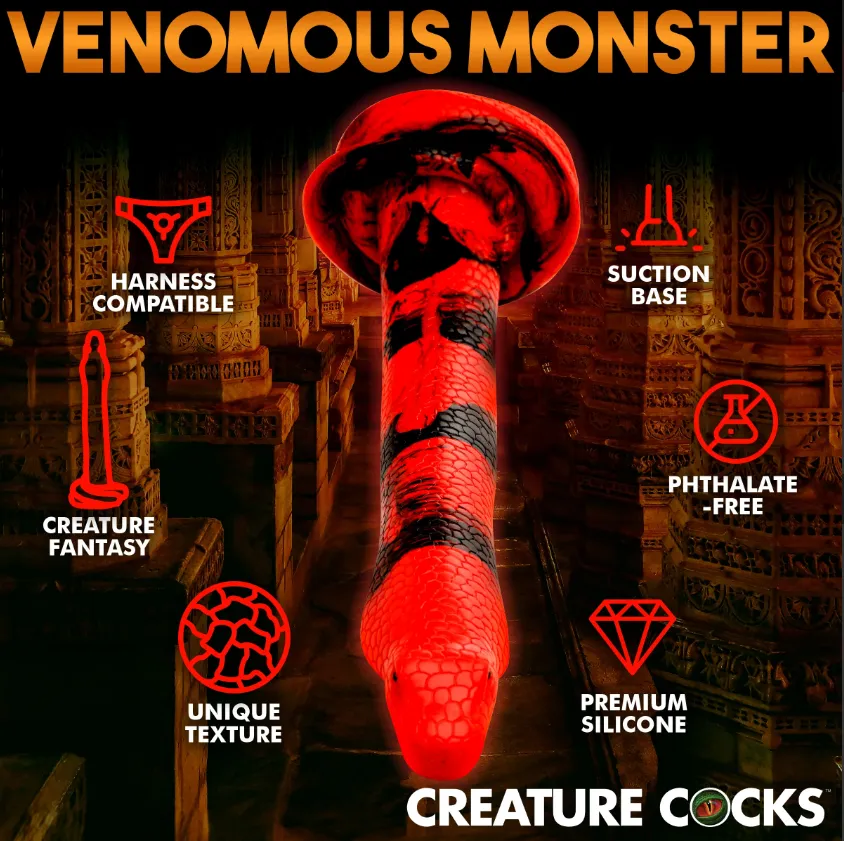 King Cobra - X-Large 18" Silicone Dong