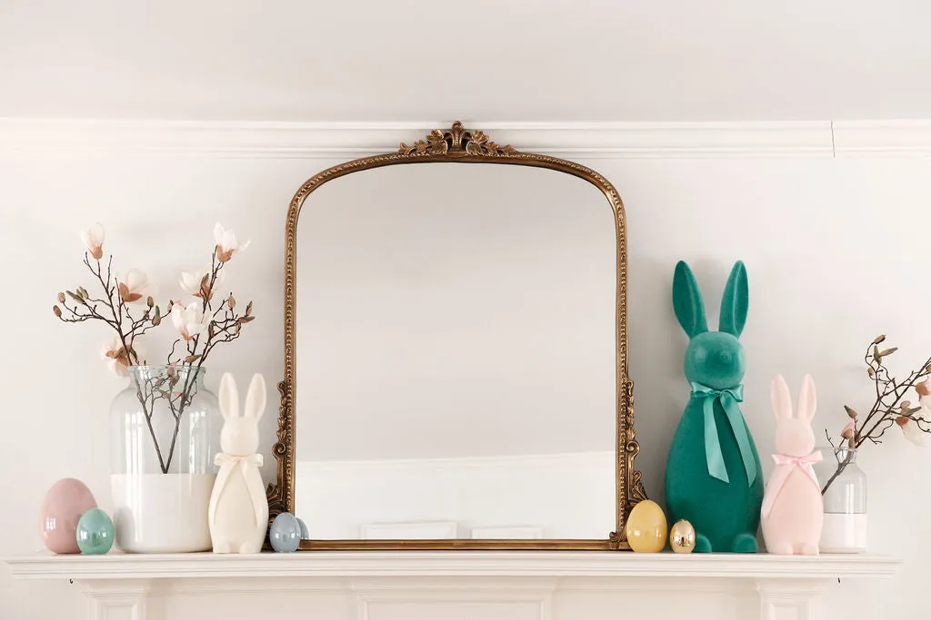 Large Flocked Bunny