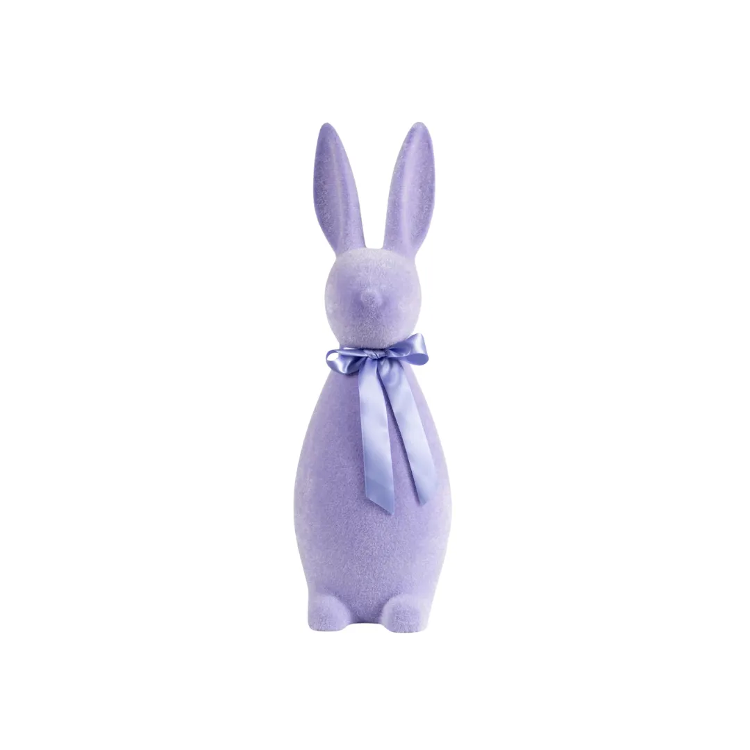 Large Flocked Bunny
