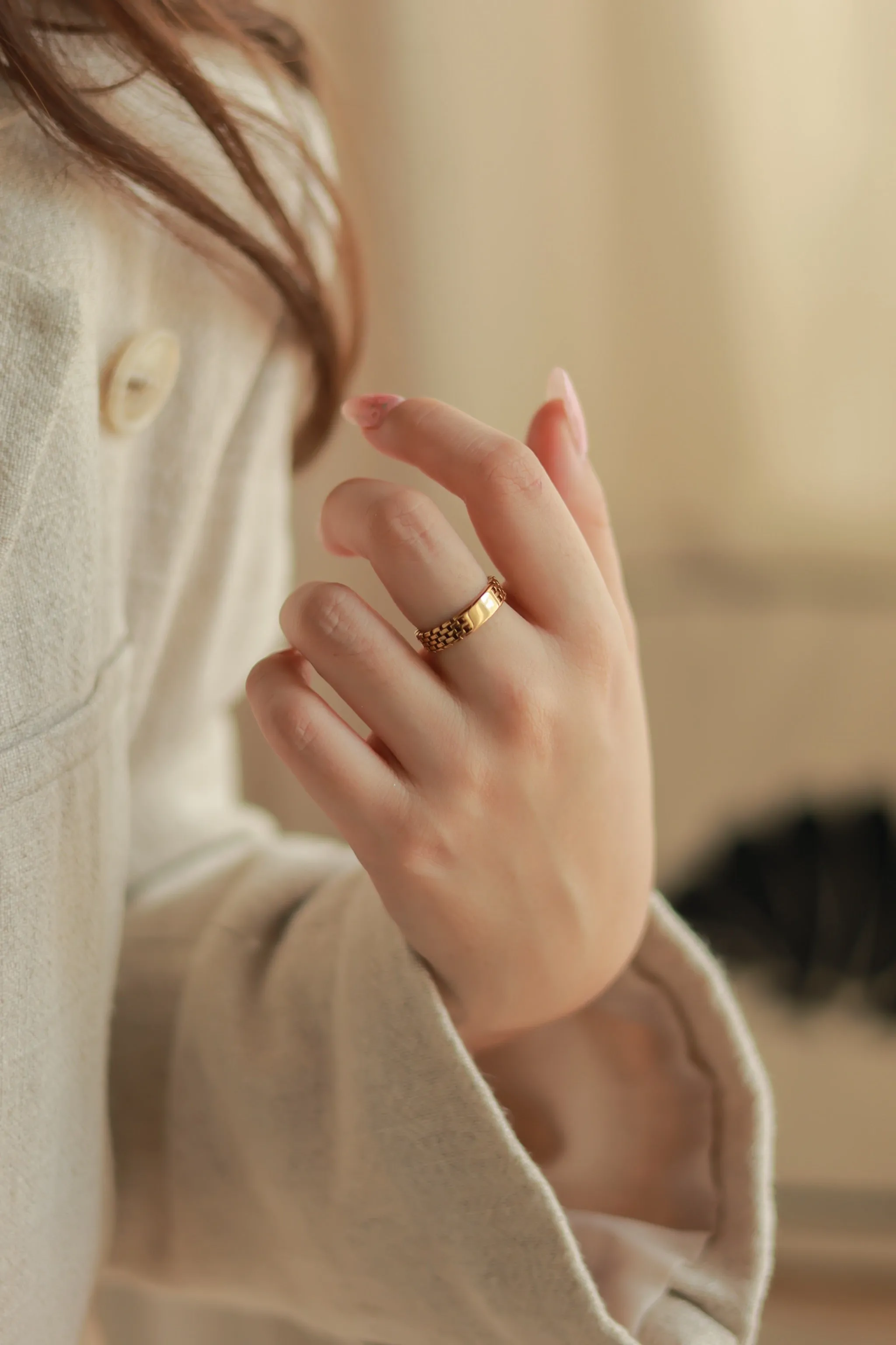 Link & Bar Ring